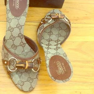 Gucci Beige-Ebony/Nut Tess. S. Cuoio original GG